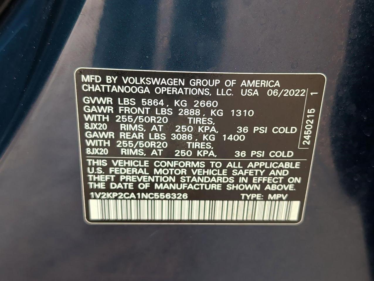 2022 Volkswagen Atlas 2.0T SE w/Technology San Juan TX