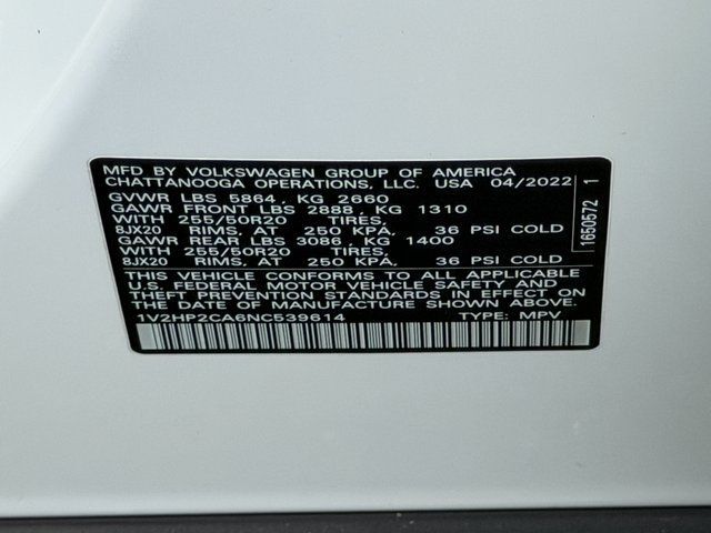 2022 Volkswagen Atlas 2.0T SE w/Technology Springfield VA