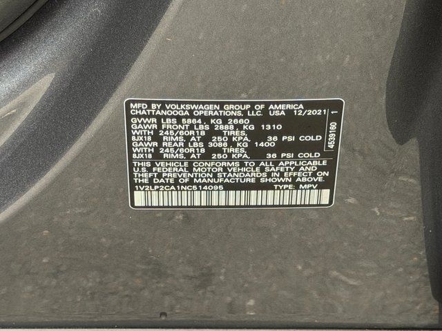 2022 Volkswagen Atlas 2.0T SE Springfield VA