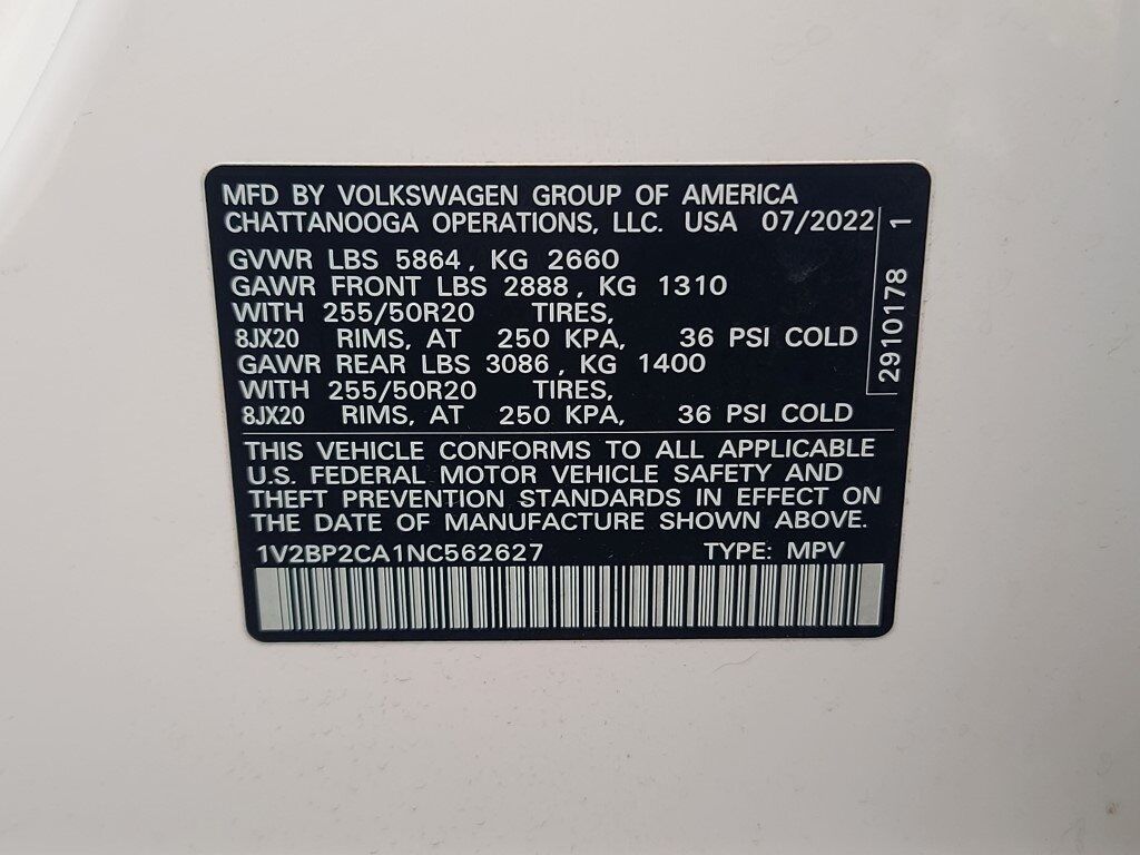 2022 Volkswagen Atlas 2.0T SEL Springfield VA