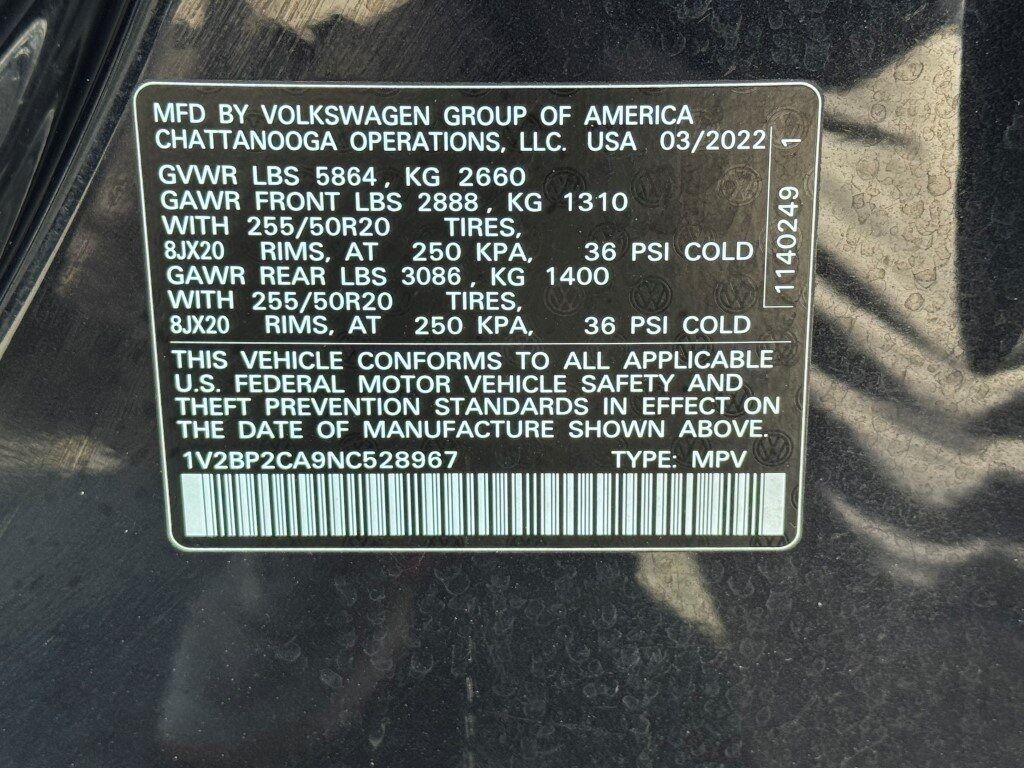 2022 Volkswagen Atlas 2.0T SEL Springfield VA