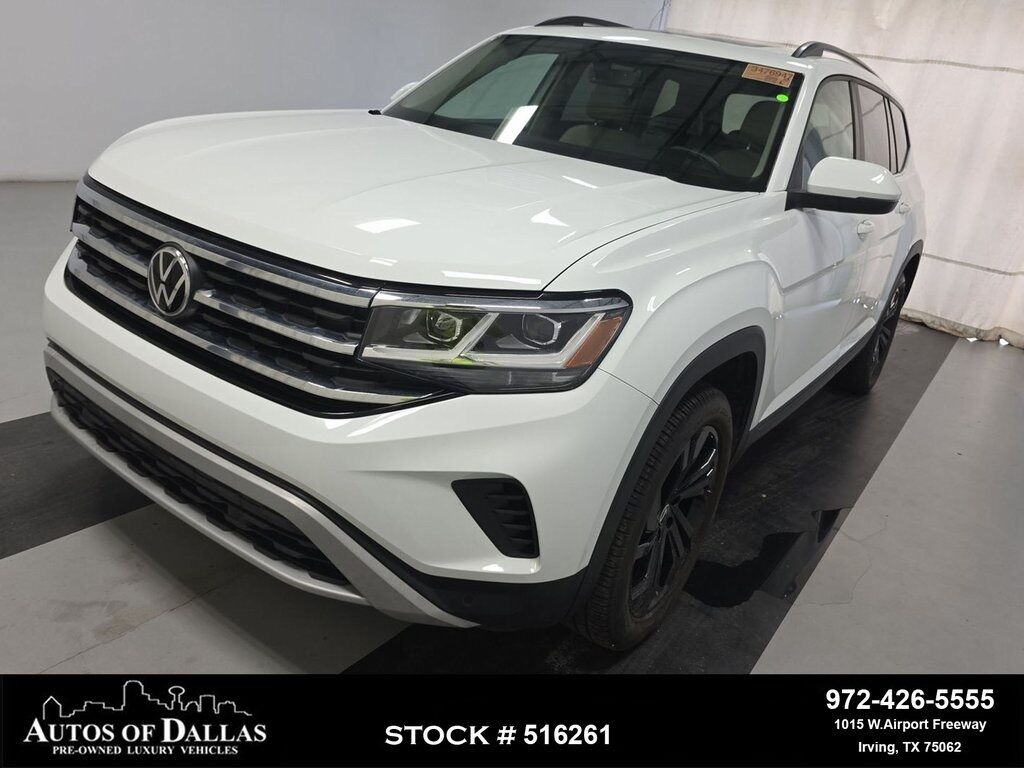 2022 Volkswagen Atlas 3.6L V6 SE w/Technology CAM,PANO,HTD STS,3RD ROW Irving TX