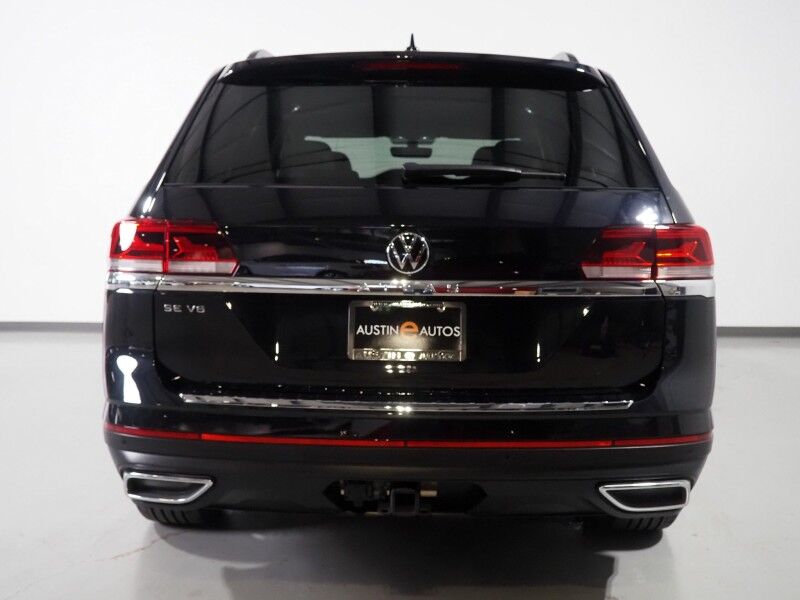 2022 Volkswagen Atlas 3.6L V6 SE w/Technology *PANORAMA MOONROOF, ADAPTIVE CRUISE, SAFETY ALERTS, BACKUP-CAMERA, HEATED SEATS, 2ND ROW CAPTAIN&apos;S, POWER LIFTGATE, 20 INCH WHEELS, WIRELESS CHARGING, ANDROID & APPLE Round Rock TX