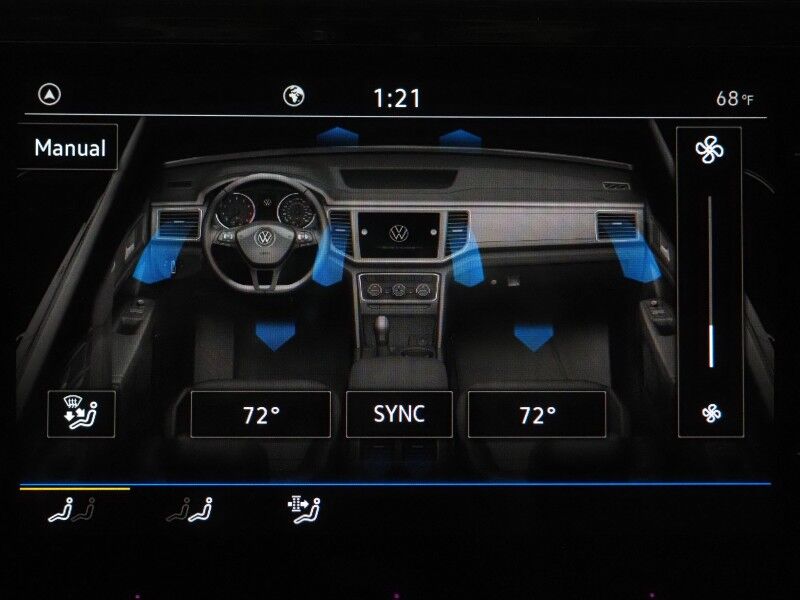 2022 Volkswagen Atlas 3.6L V6 SE w/Technology *PANORAMA MOONROOF, ADAPTIVE CRUISE, SAFETY ALERTS, BACKUP-CAMERA, HEATED SEATS, 2ND ROW CAPTAIN&apos;S, POWER LIFTGATE, 20 INCH WHEELS, WIRELESS CHARGING, ANDROID & APPLE Round Rock TX