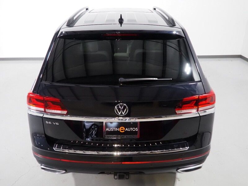 2022 Volkswagen Atlas 3.6L V6 SE w/Technology *PANORAMA MOONROOF, ADAPTIVE CRUISE, SAFETY ALERTS, BACKUP-CAMERA, HEATED SEATS, 2ND ROW CAPTAIN&apos;S, POWER LIFTGATE, 20 INCH WHEELS, WIRELESS CHARGING, ANDROID & APPLE Round Rock TX