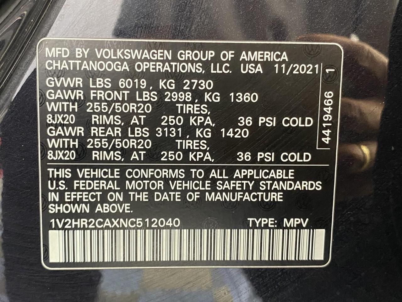 2022 Volkswagen Atlas 3.6L V6 SE w/Technology Richmond Hill NY