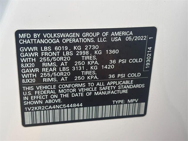 2022 Volkswagen Atlas 3.6L V6 SE w/Technology Washington MO