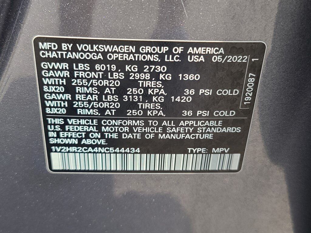 2022 Volkswagen Atlas 3.6L V6 SE w/Technology Springfield VA