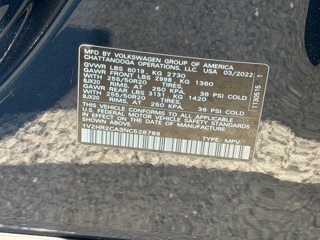 2022 Volkswagen Atlas 3.6L V6 SE w/Technology Springfield VA