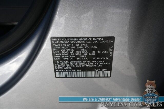2022 Volkswagen Atlas 3.6L V6 SEL R-Line Anchorage AK