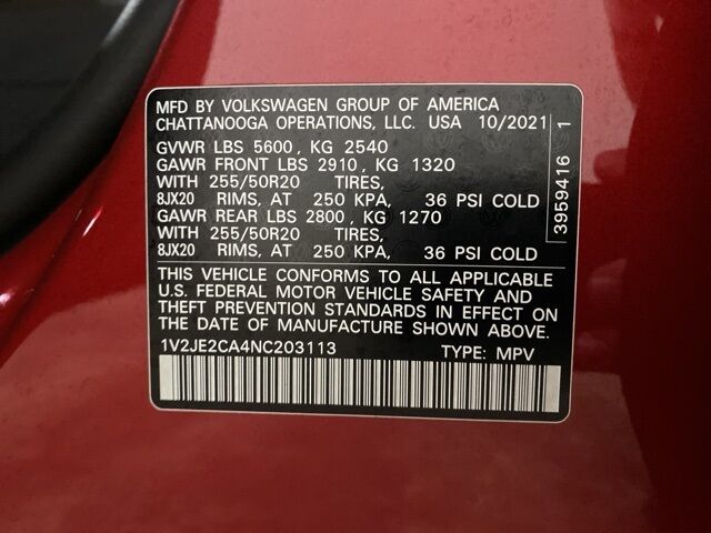 2022 Volkswagen Atlas Cross Sport 3.6L V6 SE w/Technology Dallas TX