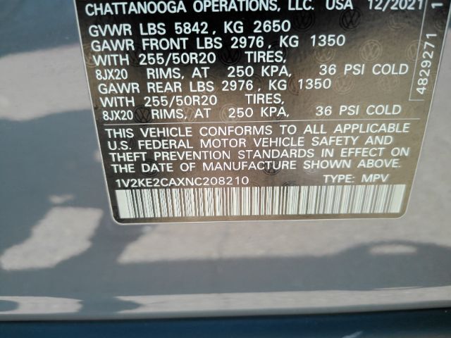 2022 Volkswagen Atlas Cross Sport 3.6L V6 SE w/Technology Plano TX