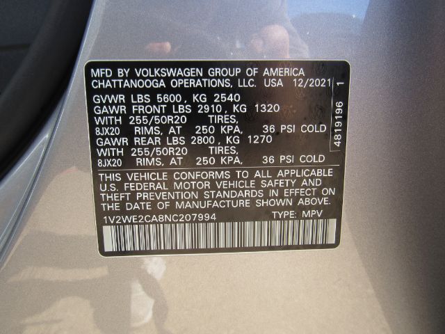 2022 Volkswagen Atlas Cross Sport 3.6L V6 SE w/Technology Plano TX