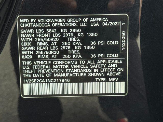 2022 Volkswagen Atlas Cross Sport 3.6L V6 SEL R-Line Springfield VA