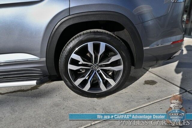2022 Volkswagen Atlas SEL Premium R-Line / AWD / Heated & Cooled Leather Seats / Heated Steering Wheel / Sunroof / NAV / Adaptive Cruise / Lane Depart & Blind Spot Alert / Rear Captain Chairs / 3rd Row / Luggage Rack / Tow Pkg Anchorage AK