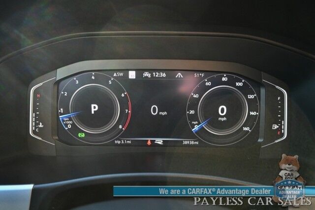 2022 Volkswagen Atlas SEL Premium R-Line / AWD / Heated & Cooled Leather Seats / Heated Steering Wheel / Sunroof / NAV / Adaptive Cruise / Lane Depart & Blind Spot Alert / Rear Captain Chairs / 3rd Row / Seats 6 / Luggage Rack / Tow Pkg Anchorage AK