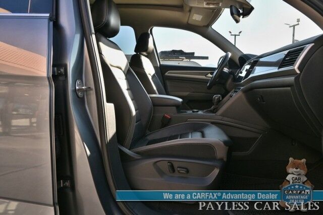 2022 Volkswagen Atlas SEL Premium R-Line / AWD / Heated & Cooled Leather Seats / Heated Steering Wheel / Sunroof / NAV / Adaptive Cruise / Lane Depart & Blind Spot Alert / Rear Captain Chairs / 3rd Row / Seats 6 / Luggage Rack / Tow Pkg Anchorage AK