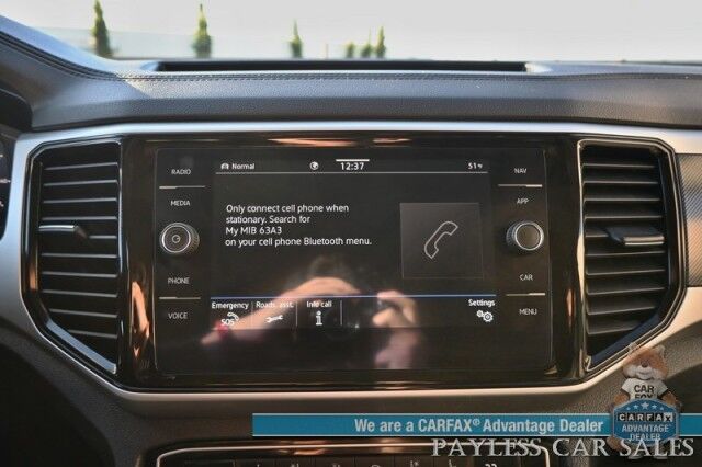 2022 Volkswagen Atlas SEL Premium R-Line / AWD / Heated & Cooled Leather Seats / Heated Steering Wheel / Sunroof / NAV / Adaptive Cruise / Lane Depart & Blind Spot Alert / Rear Captain Chairs / 3rd Row / Seats 6 / Luggage Rack / Tow Pkg Anchorage AK