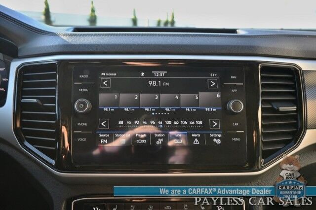 2022 Volkswagen Atlas SEL Premium R-Line / AWD / Heated & Cooled Leather Seats / Heated Steering Wheel / Sunroof / NAV / Adaptive Cruise / Lane Depart & Blind Spot Alert / Rear Captain Chairs / 3rd Row / Seats 6 / Luggage Rack / Tow Pkg Anchorage AK