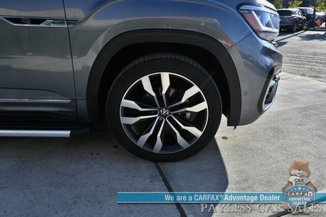 2022 Volkswagen Atlas SEL Premium R-Line / AWD / Heated & Cooled Leather Seats / Heated Steering Wheel / Sunroof / NAV / Adaptive Cruise / Lane Depart & Blind Spot Alert / Rear Captain Chairs / 3rd Row / Seats 6 / Luggage Rack / Tow Pkg Anchorage AK