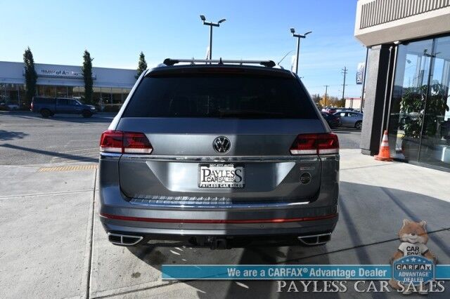 2022 Volkswagen Atlas SEL Premium R-Line / AWD / Heated & Cooled Leather Seats / Heated Steering Wheel / Sunroof / NAV / Adaptive Cruise / Lane Depart & Blind Spot Alert / Rear Captain Chairs / 3rd Row / Seats 6 / Luggage Rack / Tow Pkg Anchorage AK