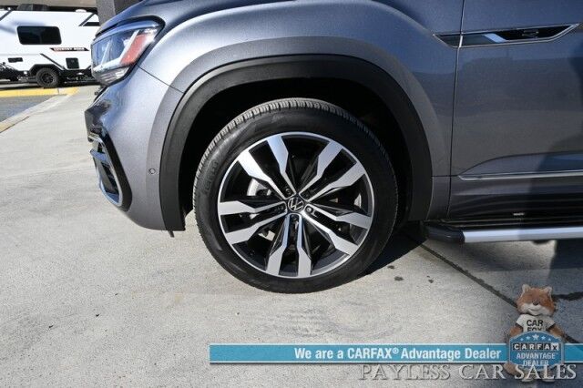 2022 Volkswagen Atlas SEL Premium R-Line / AWD / Heated & Cooled Leather Seats / Heated Steering Wheel / Sunroof / NAV / Adaptive Cruise / Lane Depart & Blind Spot Alert / Rear Captain Chairs / 3rd Row / Seats 6 / Luggage Rack / Tow Pkg Anchorage AK