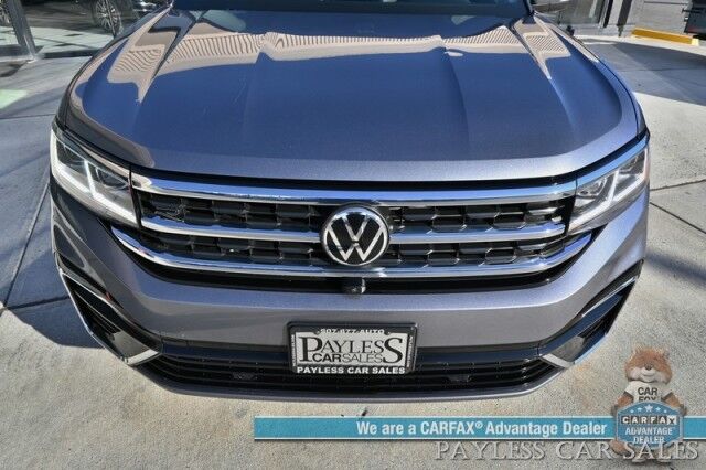2022 Volkswagen Atlas SEL Premium R-Line / AWD / Heated & Cooled Leather Seats / Heated Steering Wheel / Sunroof / NAV / Adaptive Cruise / Lane Depart & Blind Spot Alert / Rear Captain Chairs / 3rd Row / Seats 6 / Luggage Rack / Tow Pkg Anchorage AK