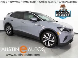 2022_Volkswagen_ID.4 Pro S_*PANORAMA GLASS ROOF, NAVIGATION, DIGITAL COCKPIT, SAFETY ALERTS, ADAPTIVE CRUISE, BACKUP-CAMERA, HEATED SEATS/STEERING, POWER LIFTGATE, WIRELESS CHARGING, ANDROID & APPLE_ Round Rock TX