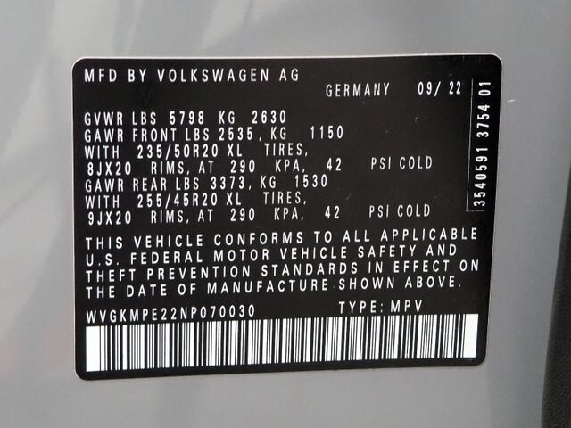 2022 Volkswagen ID.4 Pro S *PANORAMA GLASS ROOF, NAVIGATION, DIGITAL COCKPIT, SAFETY ALERTS, ADAPTIVE CRUISE, BACKUP-CAMERA, HEATED SEATS/STEERING, POWER LIFTGATE, WIRELESS CHARGING, ANDROID & APPLE Round Rock TX