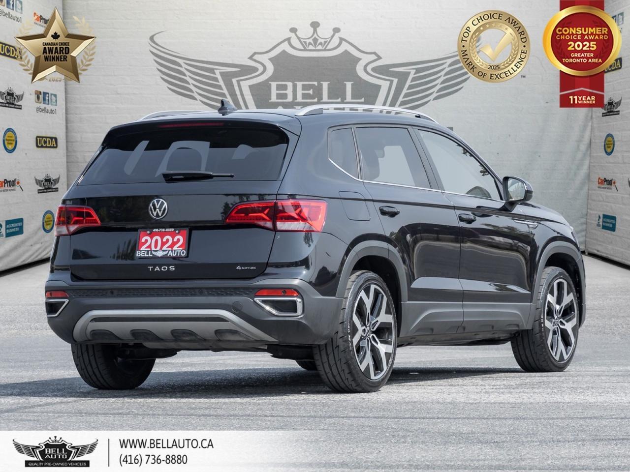2022 Volkswagen Taos Highline | 19"MAGNUMWHEELS | PANOROOF | BEATSPREMIUM | DRIVERASSISTANCE | BACKUPCAM | NAVI Toronto ON