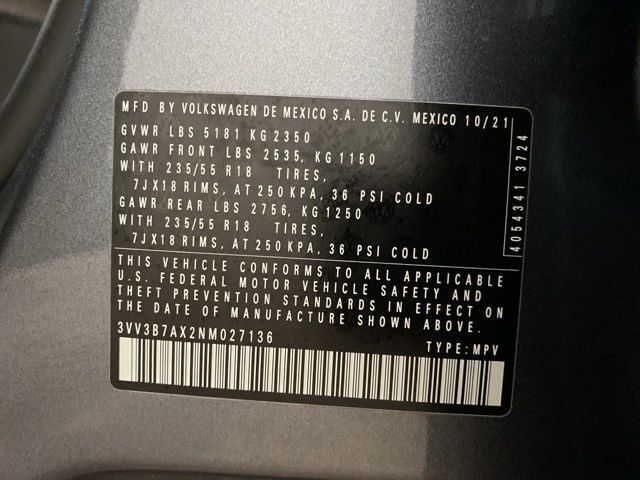 2022 Volkswagen Tiguan 2.0T SE Dallas TX