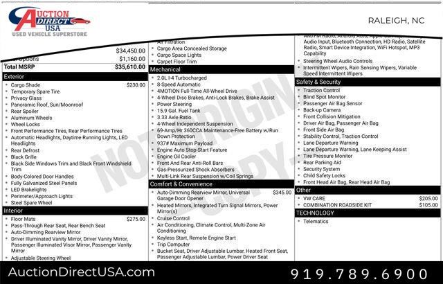 2022 Volkswagen Tiguan 2.0T SE R-Line Black Raleigh NC
