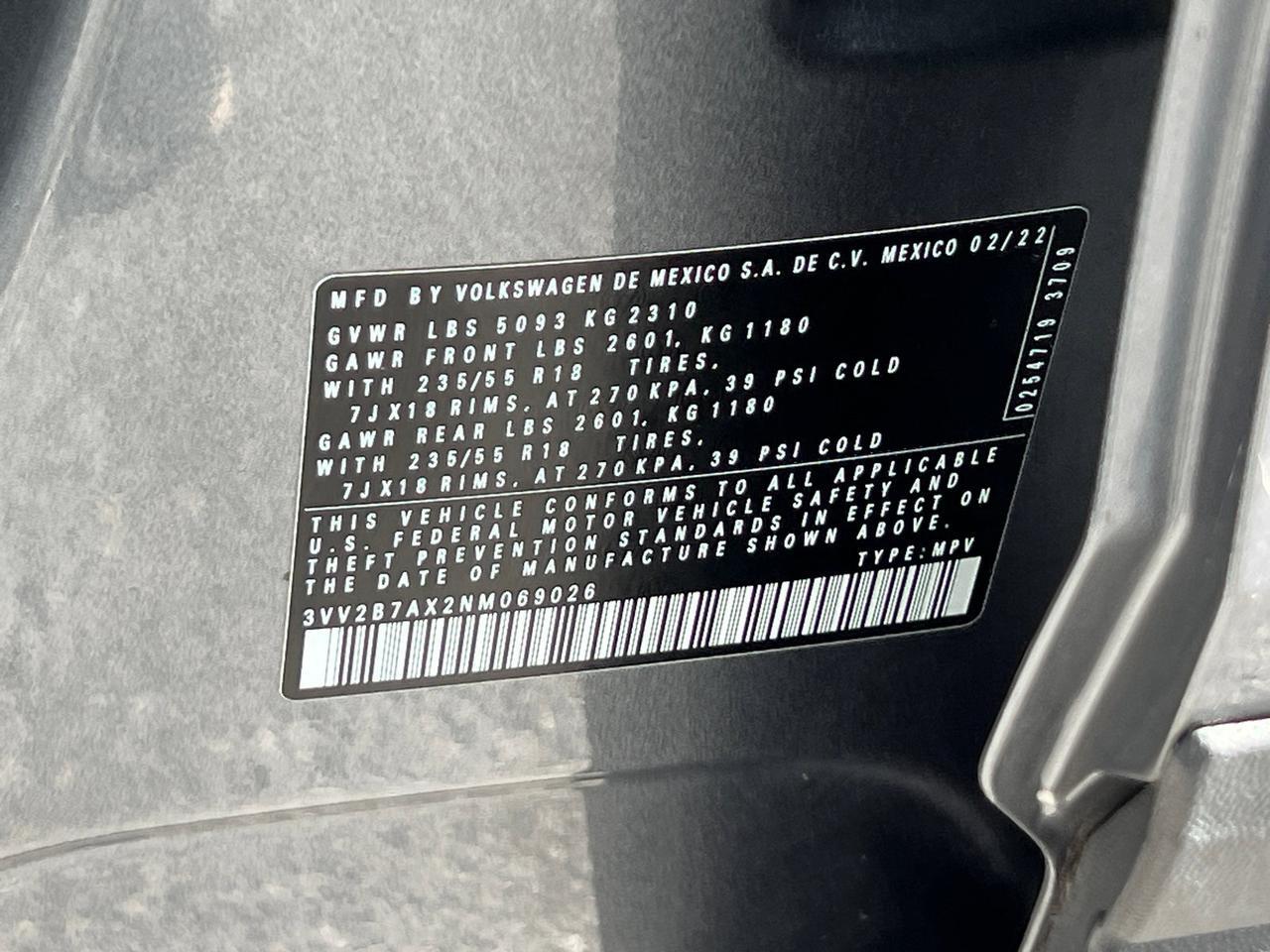 2022 Volkswagen Tiguan 2.0T SE Hagerstown MD