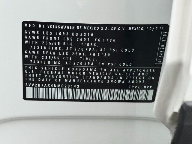2022 Volkswagen Tiguan 2.0T SE Springfield VA
