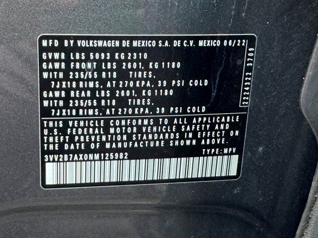 2022 Volkswagen Tiguan 2.0T SE Springfield VA