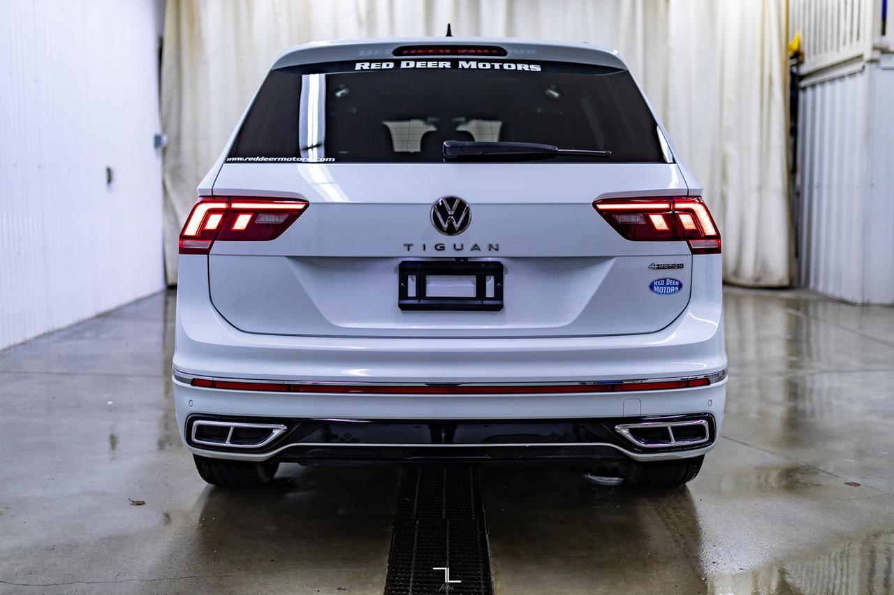 2022 Volkswagen Tiguan 4Motion Highline R-Line Leather Roof Nav Red Deer AB