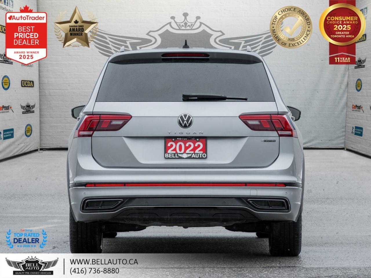 2022 Volkswagen Tiguan Comfort R-Line Black Edition | PANO | B.CAM | PWR&HTD LTHR | NOACCIDENT Toronto ON