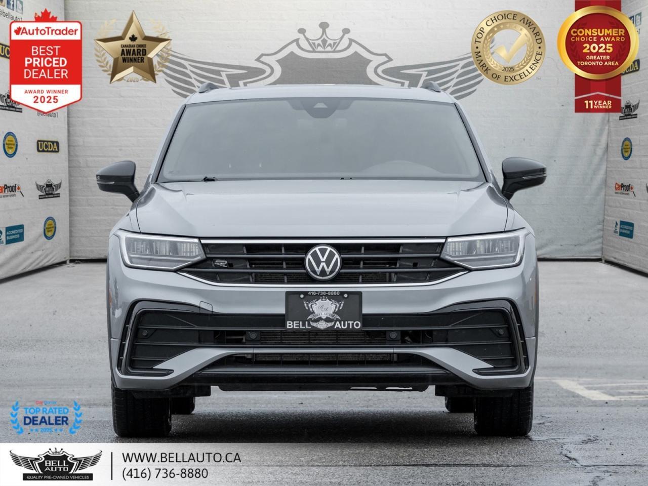 2022 Volkswagen Tiguan Comfort R-Line Black Edition | PANO | B.CAM | PWR&HTD LTHR | NOACCIDENT Toronto ON