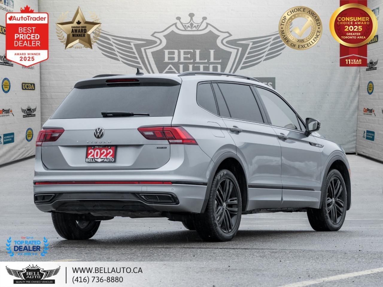 2022 Volkswagen Tiguan Comfort R-Line Black Edition | PANO | B.CAM | PWR&HTD LTHR | NOACCIDENT Toronto ON