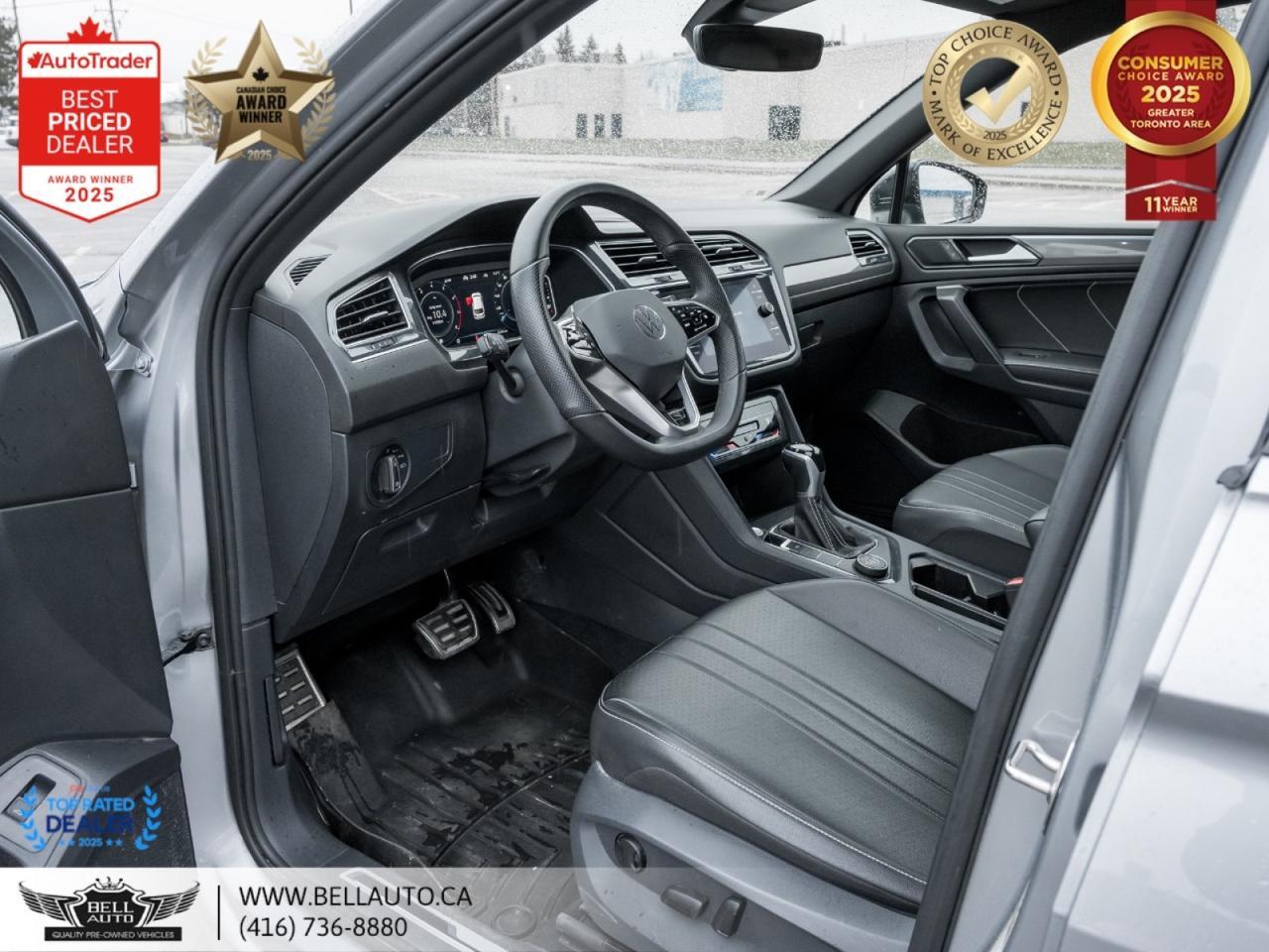 2022 Volkswagen Tiguan Comfort R-Line Black Edition | PANO | B.CAM | PWR&HTD LTHR | NOACCIDENT Toronto ON