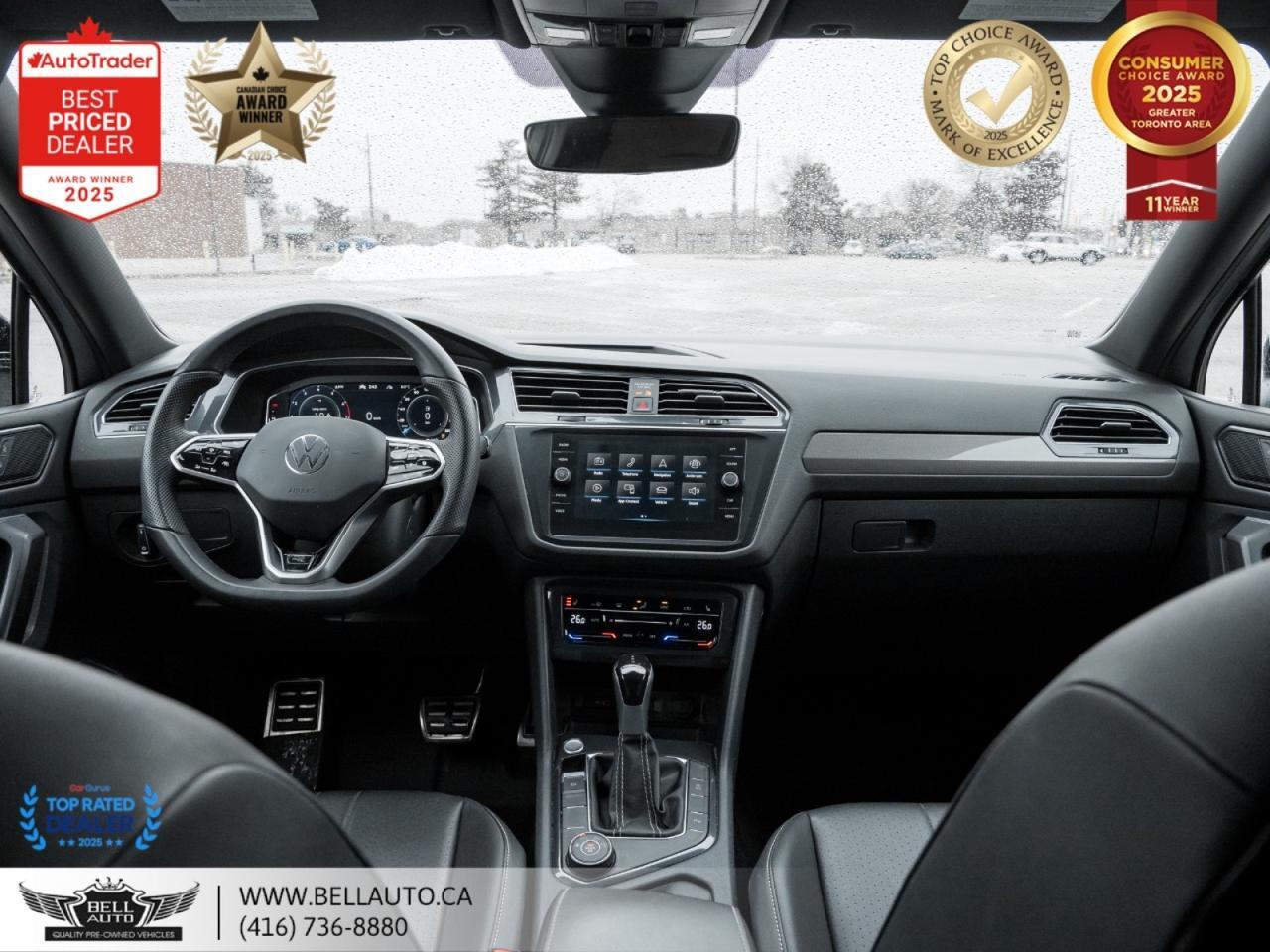 2022 Volkswagen Tiguan Comfort R-Line Black Edition | PANO | B.CAM | PWR&HTD LTHR | NOACCIDENT Toronto ON