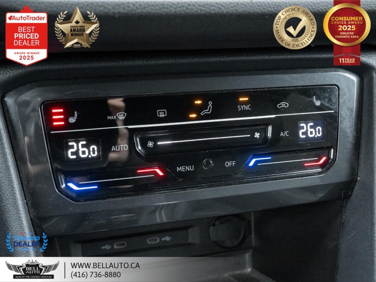 2022 Volkswagen Tiguan Comfort R-Line Black Edition | PANO | B.CAM | PWR&HTD LTHR | NOACCIDENT Toronto ON