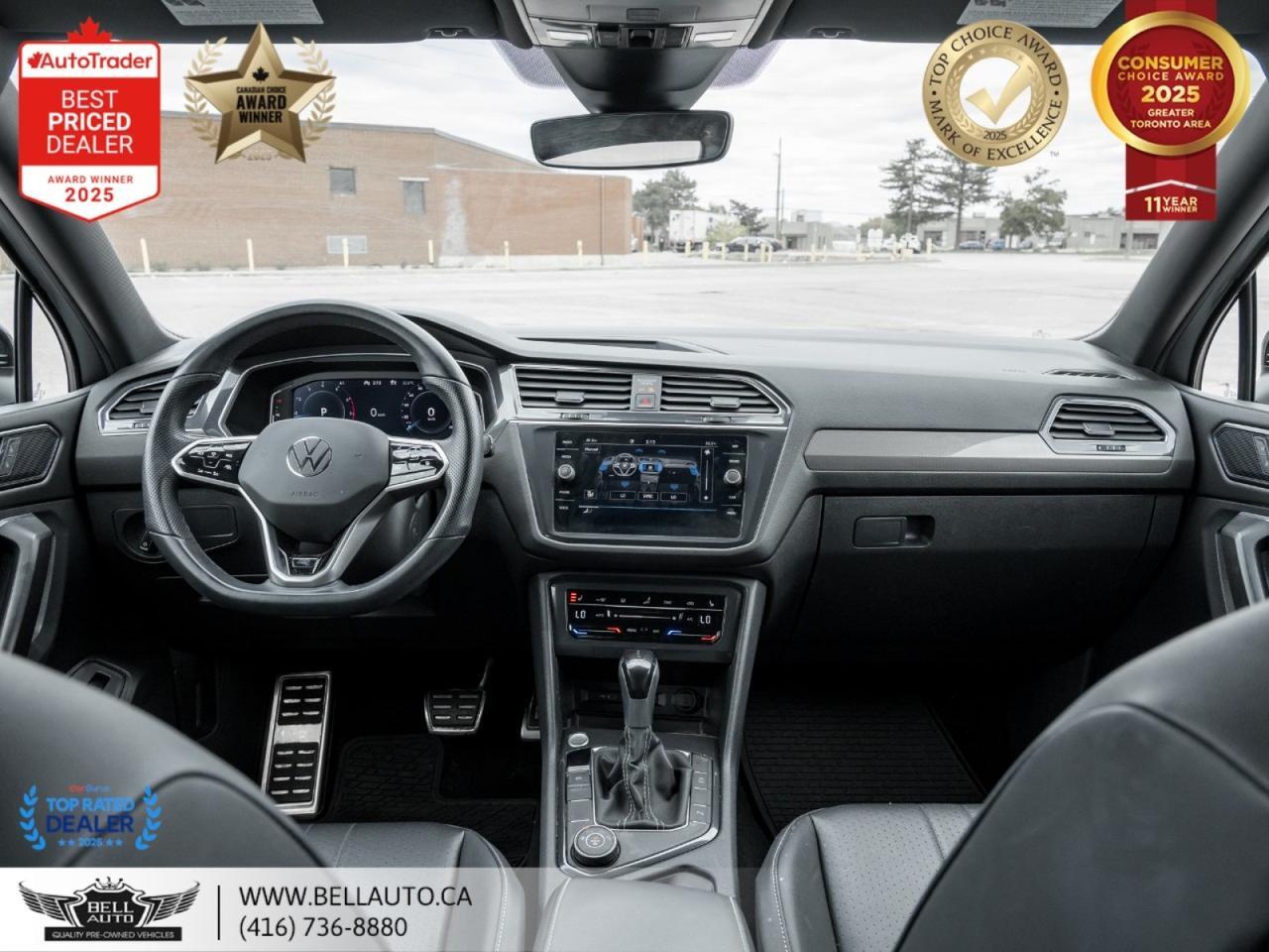 2022 Volkswagen Tiguan Comfort R-Line Black Edition | PANO | B.CAM | PWR&HTD LTHR | NOACCIDENT Toronto ON