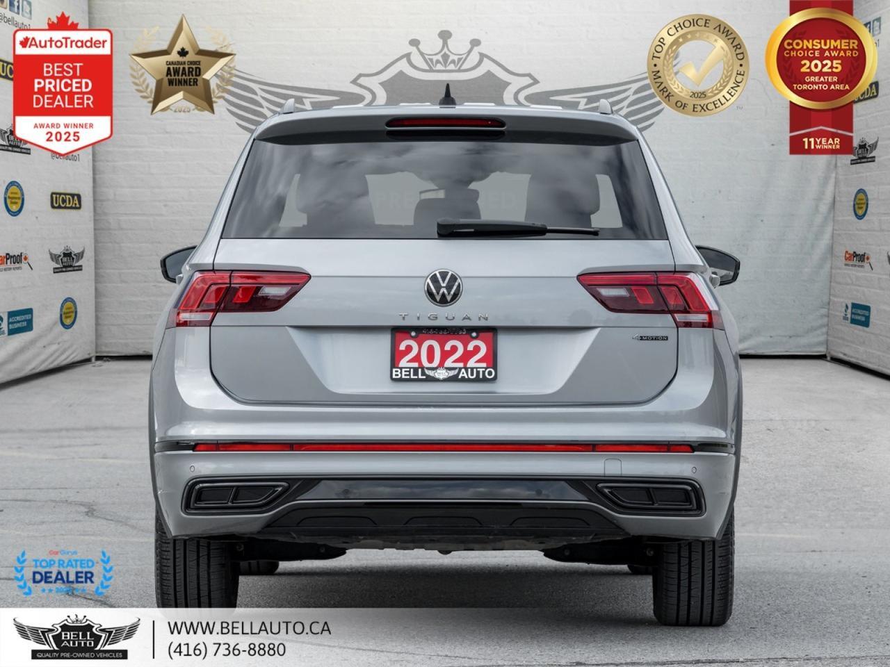 2022 Volkswagen Tiguan Comfort R-Line Black Edition | PANO | B.CAM | PWR&HTD LTHR | NOACCIDENT Toronto ON
