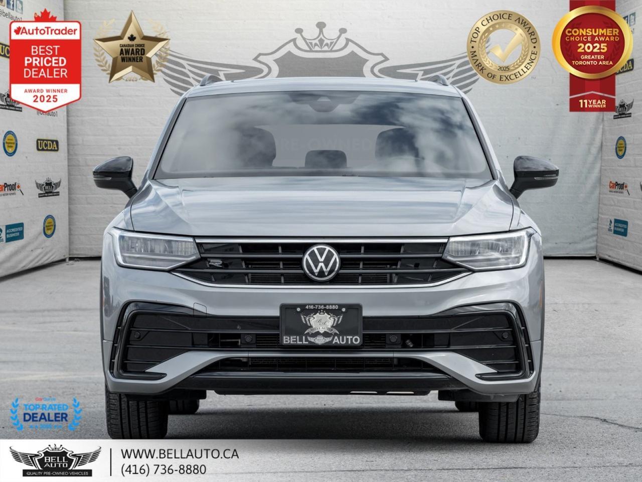 2022 Volkswagen Tiguan Comfort R-Line Black Edition | PANO | B.CAM | PWR&HTD LTHR | NOACCIDENT Toronto ON