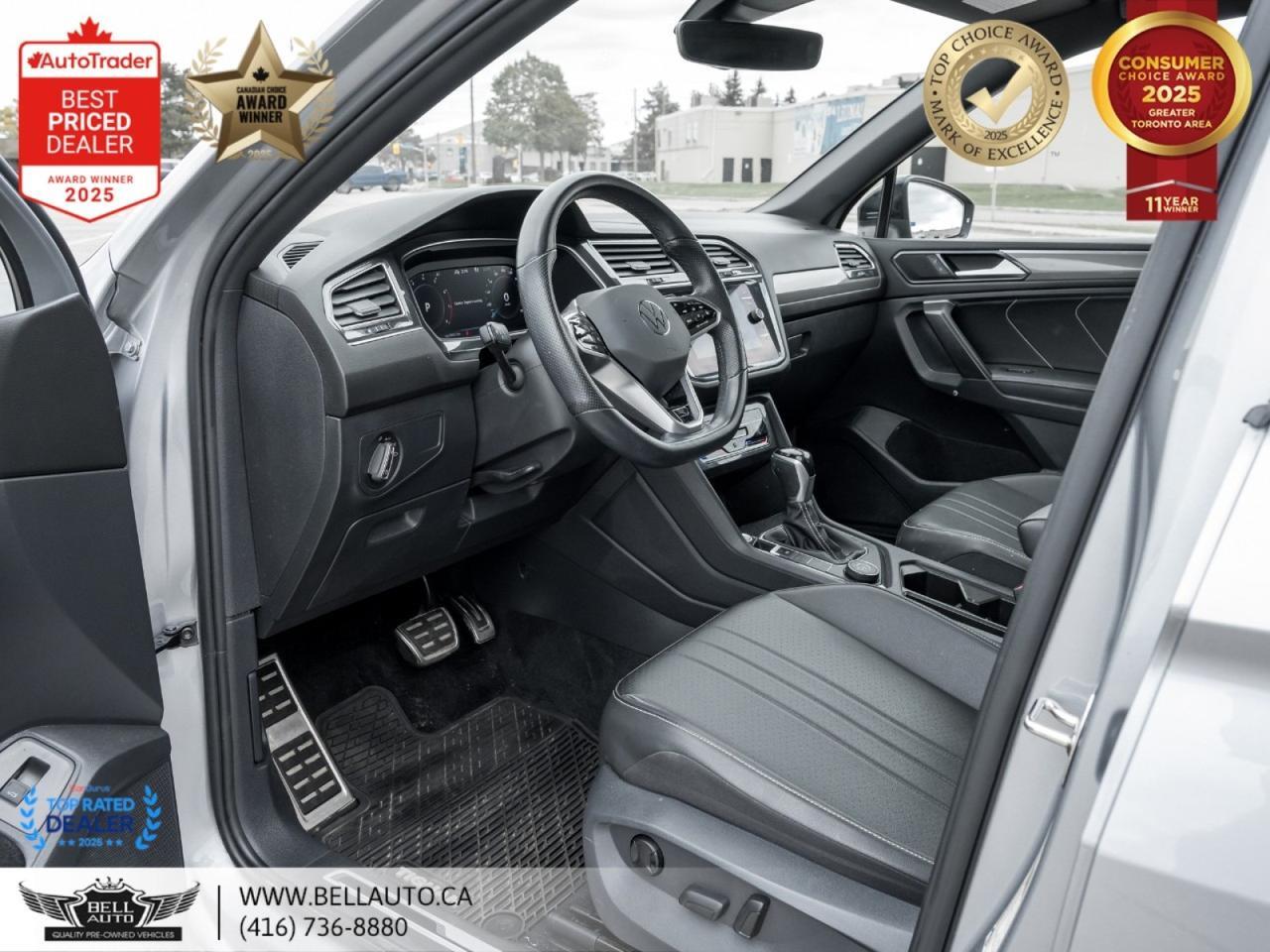 2022 Volkswagen Tiguan Comfort R-Line Black Edition | PANO | B.CAM | PWR&HTD LTHR | NOACCIDENT Toronto ON