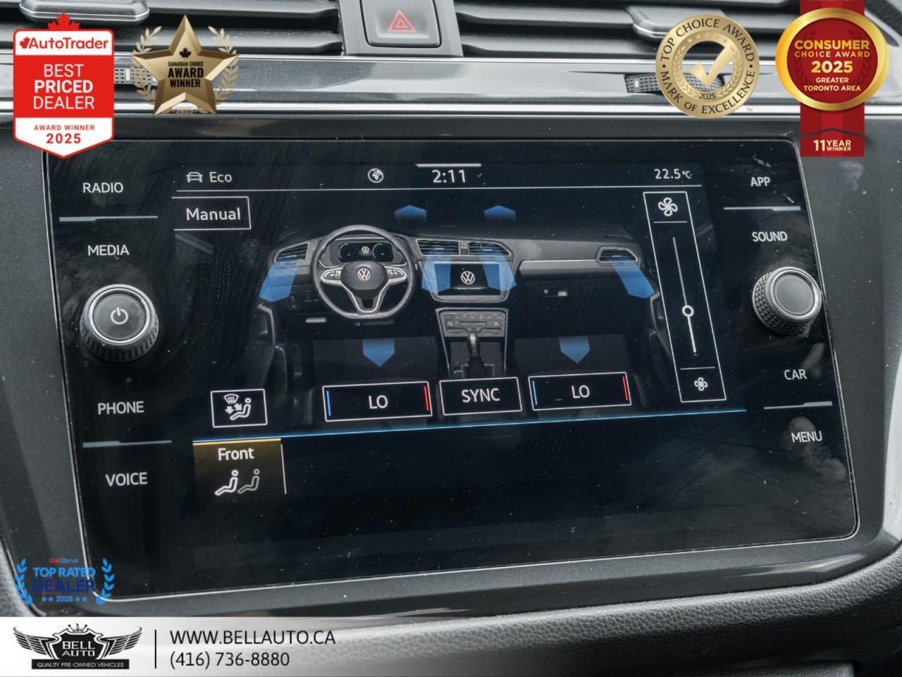 2022 Volkswagen Tiguan Comfort R-Line Black Edition | PANO | B.CAM | PWR&HTD LTHR | NOACCIDENT Toronto ON