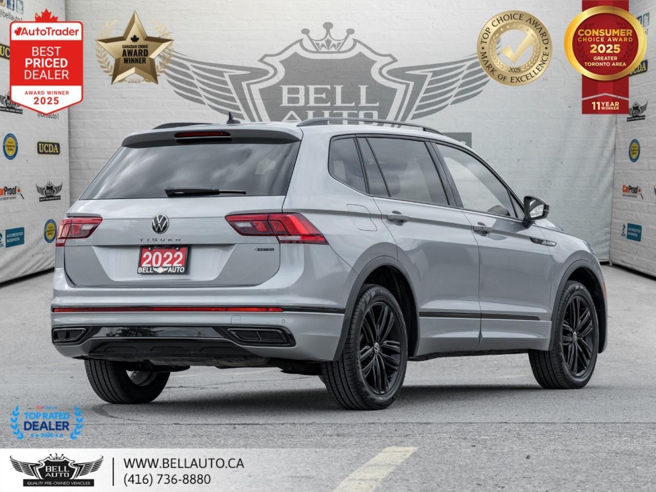 2022 Volkswagen Tiguan Comfort R-Line Black Edition | PANO | B.CAM | PWR&HTD LTHR | NOACCIDENT Toronto ON