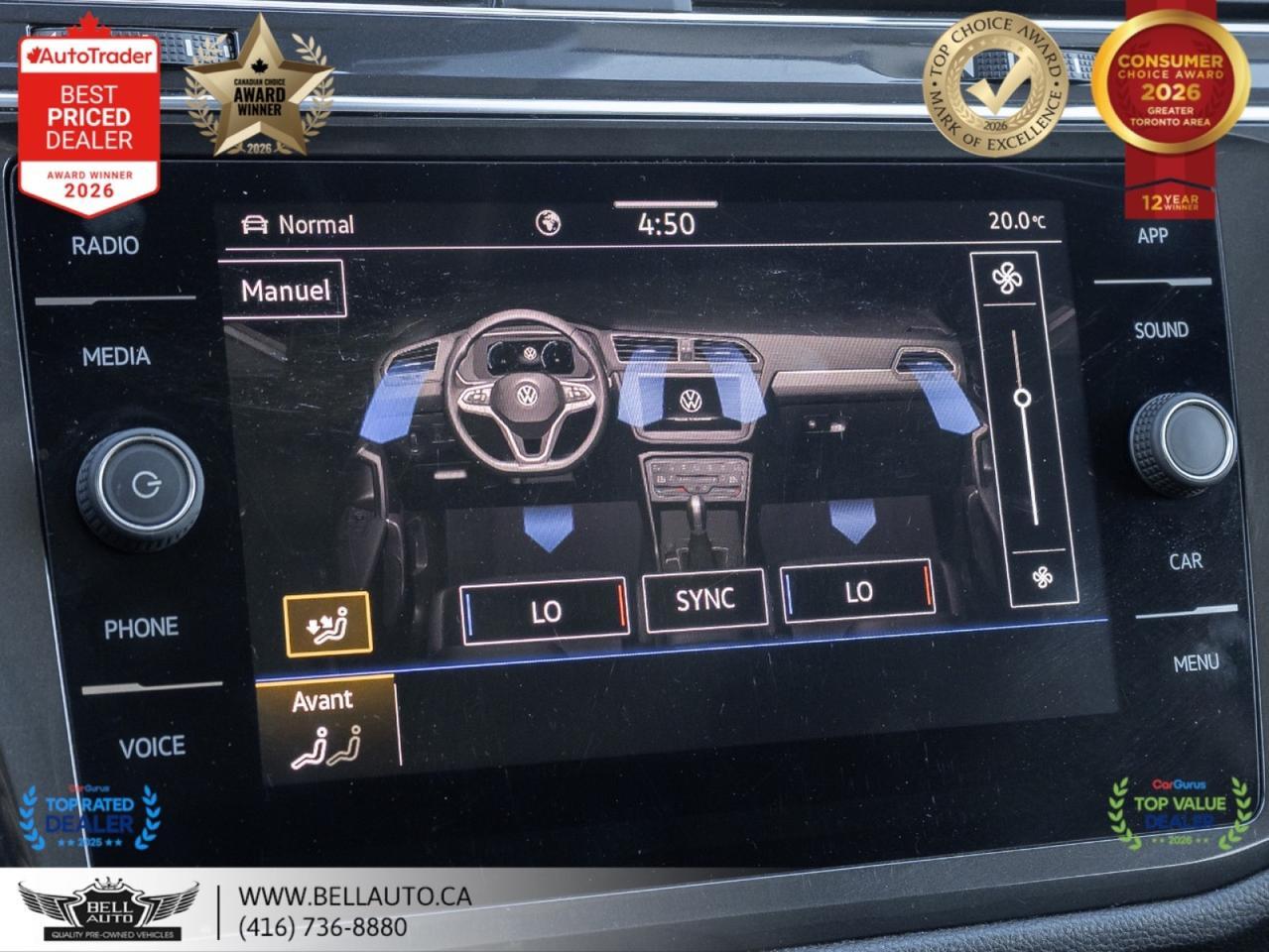 2022 Volkswagen Tiguan Comfortline | B.CAM | PANO | LTHR | WRLSCHRGR | NOACCIDENT Toronto ON