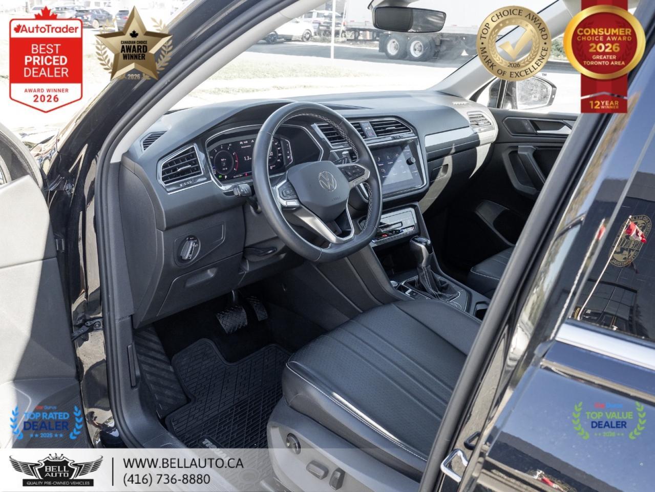2022 Volkswagen Tiguan Comfortline | B.CAM | PANO | LTHR | WRLSCHRGR | NOACCIDENT Toronto ON